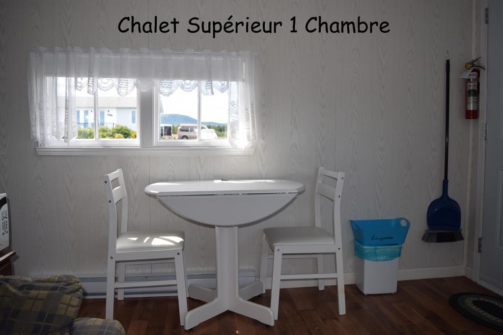 Les Cabines sur Mer Cap-des-Rosiers Extérieur photo