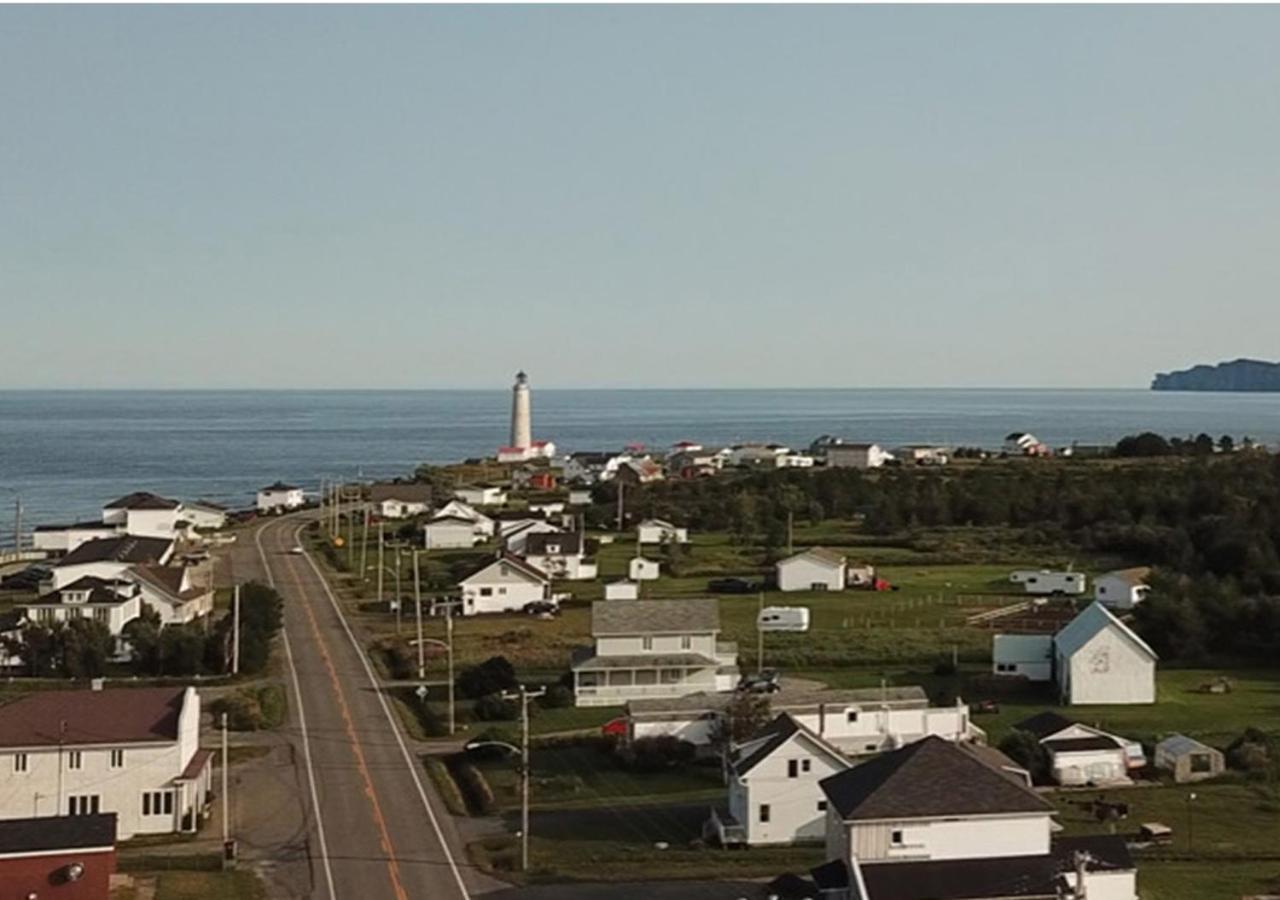 Les Cabines sur Mer Cap-des-Rosiers Extérieur photo